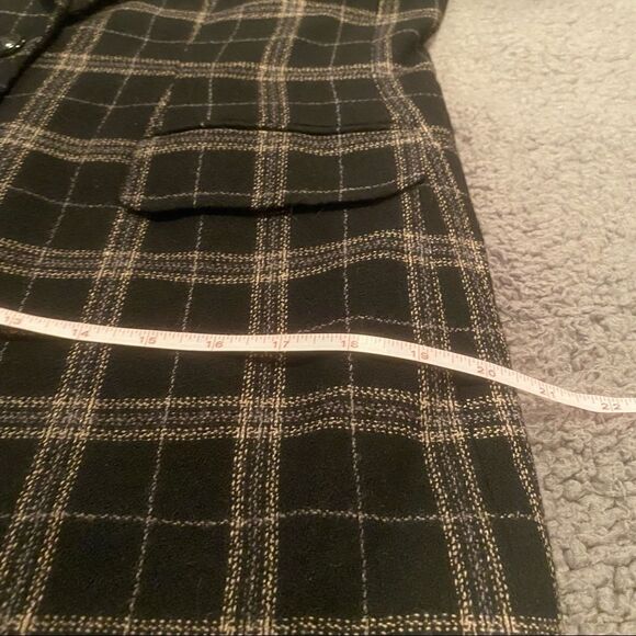 Mark Alexander 100% Wool Plaid Blazer Size 8 Woolmark - Picture 7 of 11